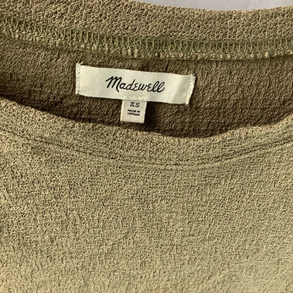 Madewell T&T Flutter Sleeve Top - Picture 4 of 7